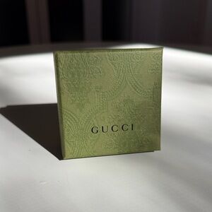 Authentic Gucci Olive Green Embossed Box
